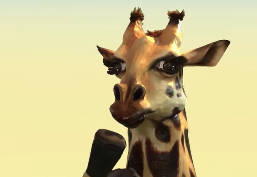 La jirafa se resfrió (video canción de Mazapán)